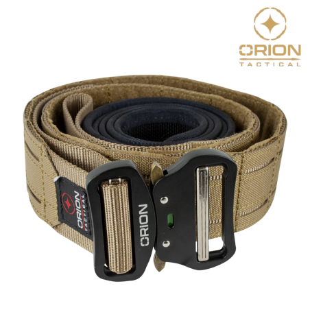 ORION TACTICAL Ceinture Tactique COBRA Laser Cut Coyote Safe Zone