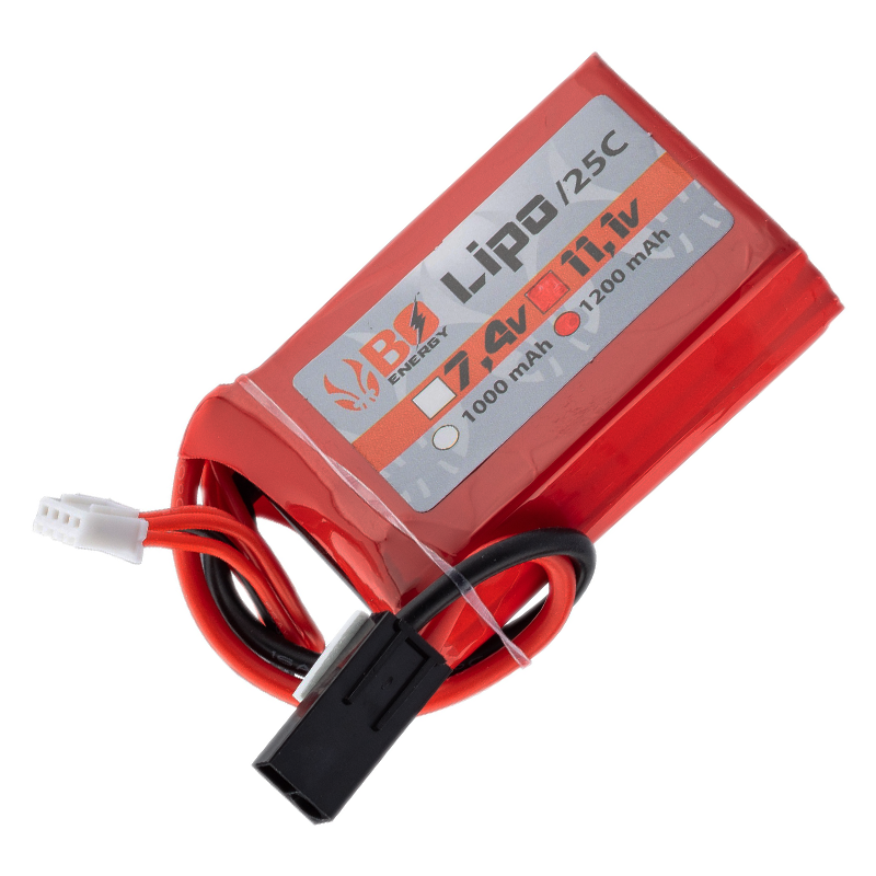 BO - Batterie LiPo 11,1 v 1200 mAh 25 C - 1 Stick, Garde-Mains