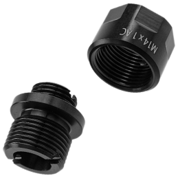 COWCOW - Adaptateur Silencieux A01, Noir, 11 vers 14 mm pour GBB Airsoft