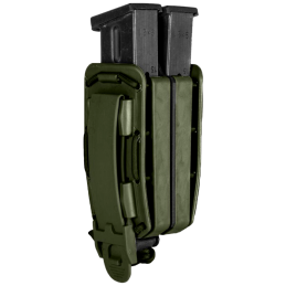 VEGA HOLSTER - Porte Chargeur Double Bungy Chargeur 9 mm, Olive Drab
