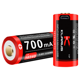 KLARUS - Batterie Rechargeable Micro USB 3,7 v 700 mAh