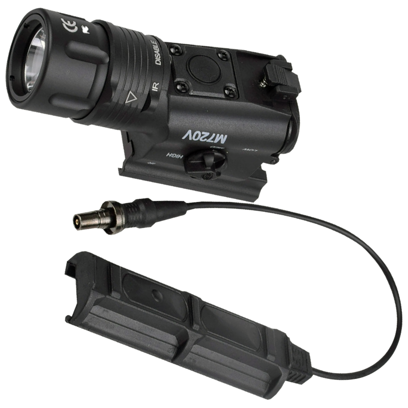 WADSN - Lampe Tactique M720V Stroboscope, 500 Lumens - Safe Zone Airsoft