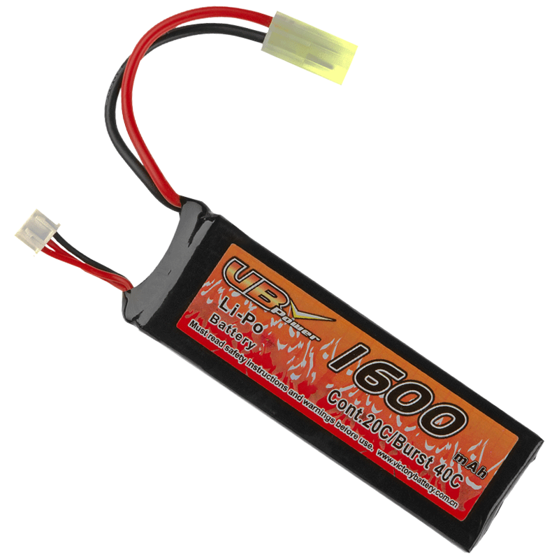 VB POWER - Batterie LiPo 11,1v 1600mAh, 20/40C, Tamiya, ANPEQ