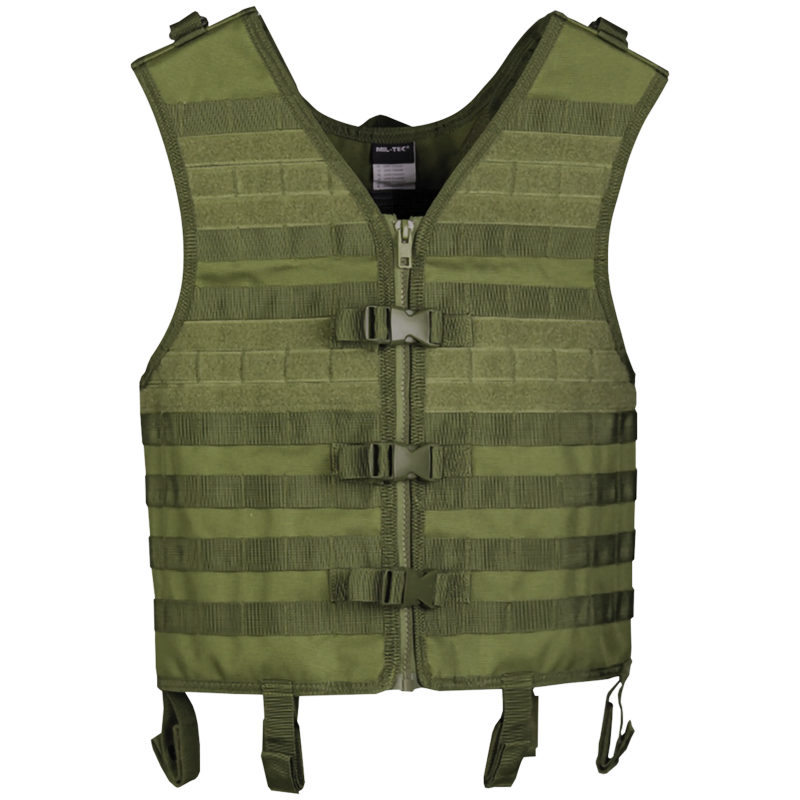 MIL-TEC - Gilet Carrier Recon, Modular System MOLLE/PALS, Gen.II, Olive