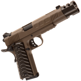 KJ WORKS - Réplique 1911 MEU KP-16 CUSTOM FDE "Dual Power", Green Gas
