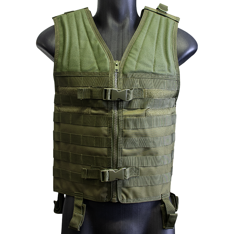 MIL-TEC - Gilet Carrier Modular System MOLLE/PALS, Olive Drab