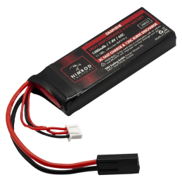 NIMROD TACTICAL - Batterie LiPo 7,4v 1500mAh, 65C Graphene, Tamiya, ANPEQ
