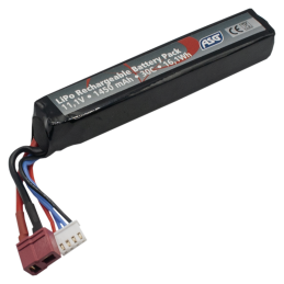 ASG - Batterie LiPo 11,1v 1450mAh 30C, 1 Stick, Dean