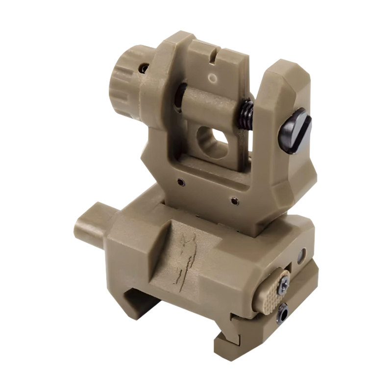 ASG - Mire Arrière Flip-Up CAA DIVISION™ AIRSOFT, Dark Earth