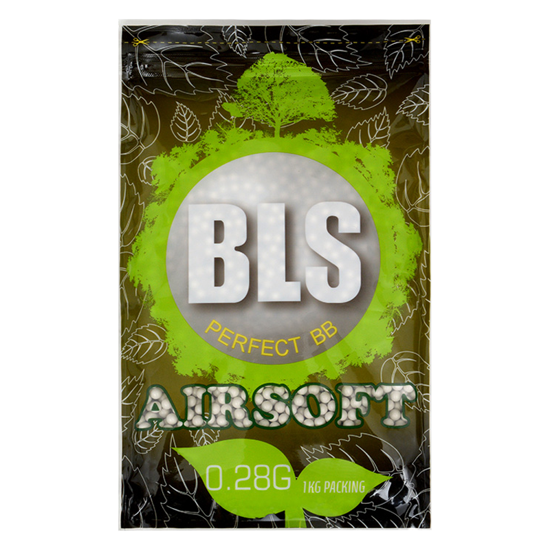 BLS - Sachet de 3570 Billes Biodégradables 0,28gr, Airsoft