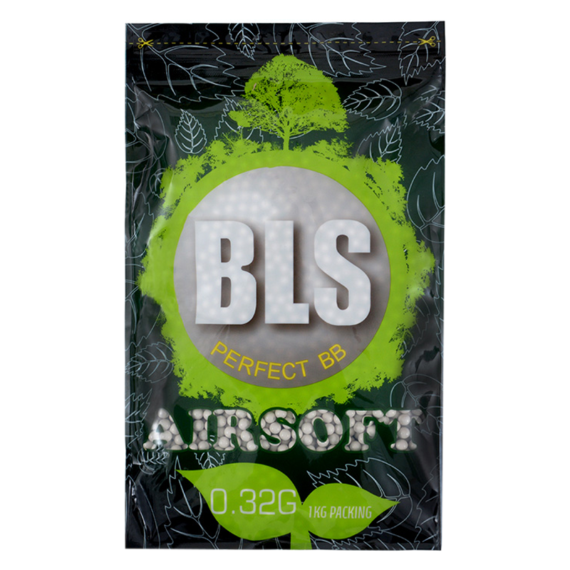 BLS - Sachet de 3125 Billes Biodégradables 0,32gr, Airsoft