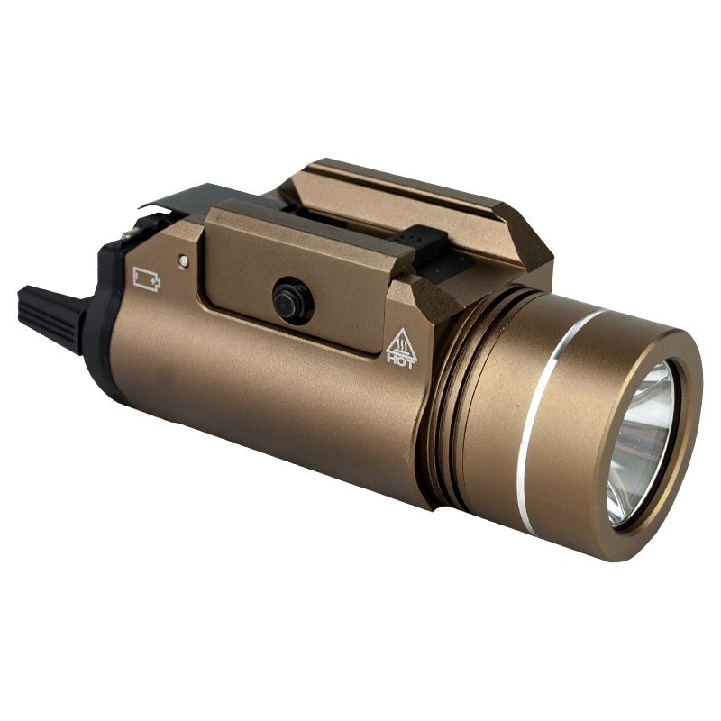 WADSN - Lampe Tactique TLR-1 HL, 800 Lumens, Dark Earth, Airsoft