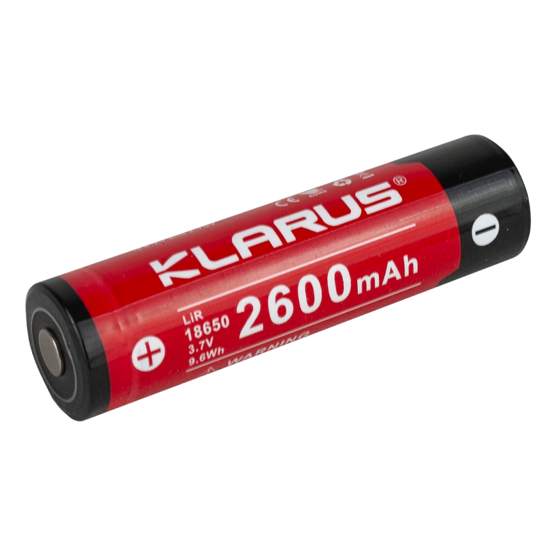 KLARUS - Batterie Rechargeable 3,7v 2600mAh pour Lampes Tactiques