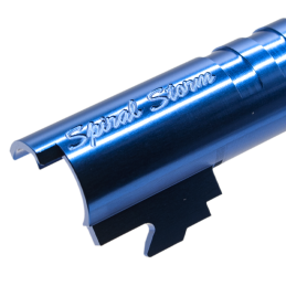 DR.BLACK - Outer Barrel "SPIRAL STORM" pour HI-CAPA 4.3, Bleu