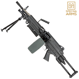 SPECNA ARMS - Réplique LMG SA-249 Para Minimi , M249 Para, CORE™, Airsoft