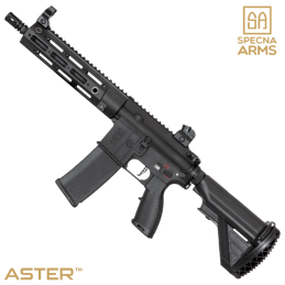 SPECNA ARMS - Réplique SA-H23, HK416 SMR, EDGE™ 2.0 ASTER™, Noir