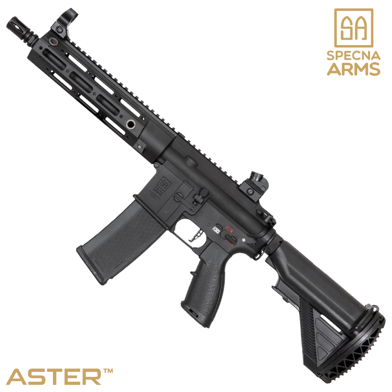 SPECNA ARMS - Réplique SA-H23, HK416 RAHG, EDGE™ 2.0 ASTER™, Noir