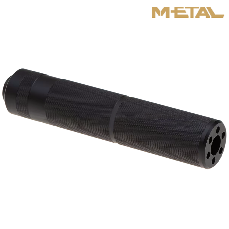 METAL - Silencieux type C, 32x155mm, 14 mm CCW Airsoft