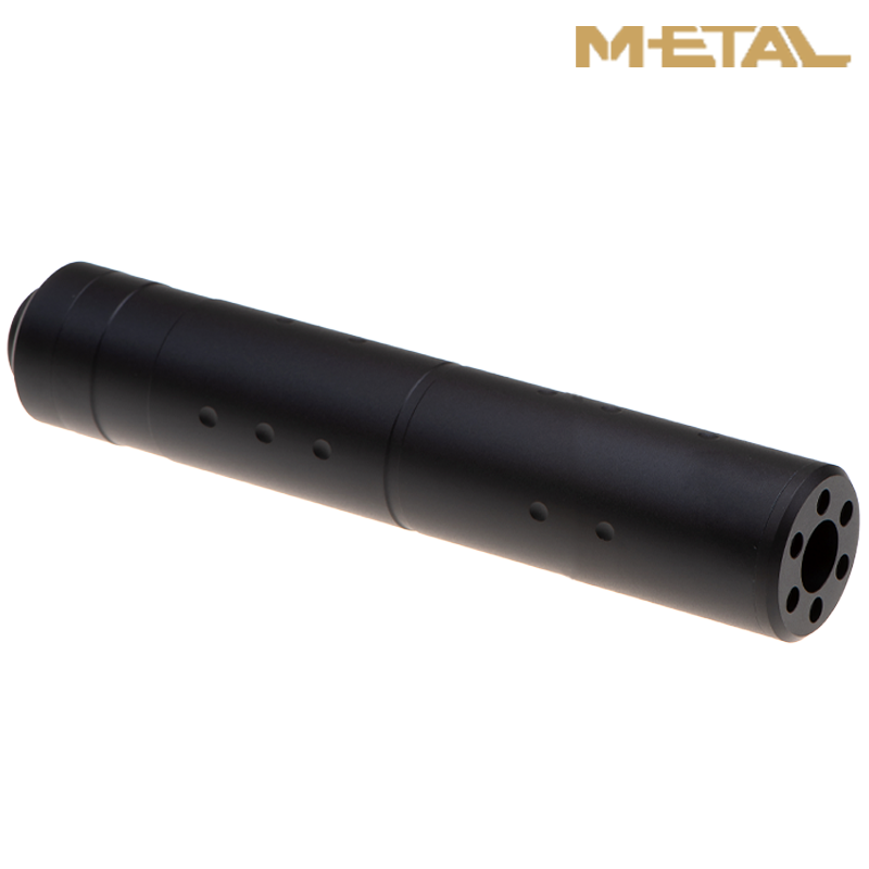 METAL - Silencieux type B, 32x155mm, 14mm CCW Airsoft
