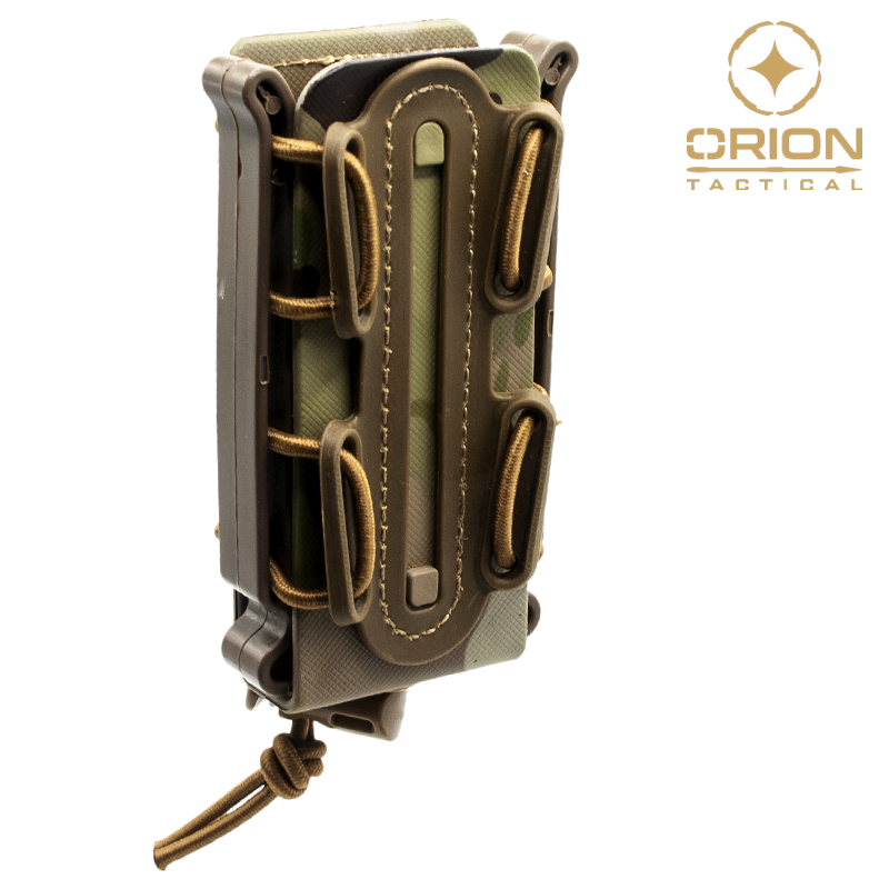ORION TACTICAL - Poche Chargeur Semi-Rigide 9mm MOLLE, Multicam