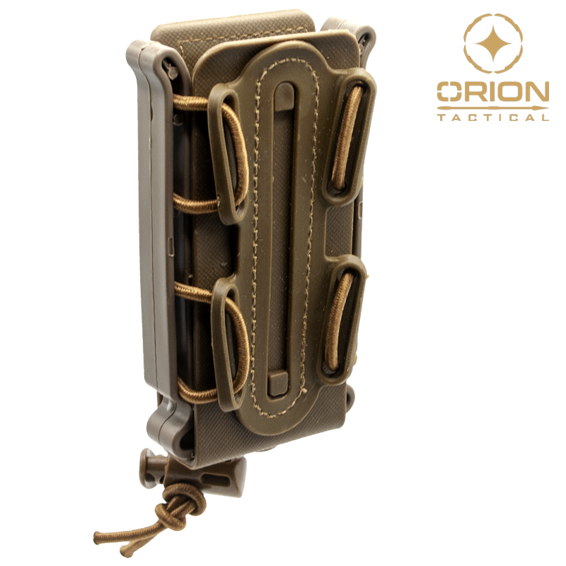 ORION TACTICAL - Poche Chargeur Semi-Rigide 9mm MOLLE, Tan