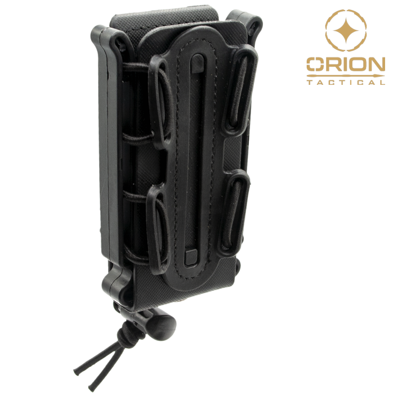 ORION TACTICAL - Poche Chargeur Semi-Rigide 9mm MOLLE, Noir