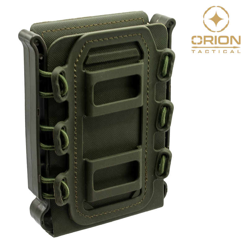 ORION TACTICAL - Poche Chargeur Semi-Rigide 5.56mm MOLLE, Olive Drab