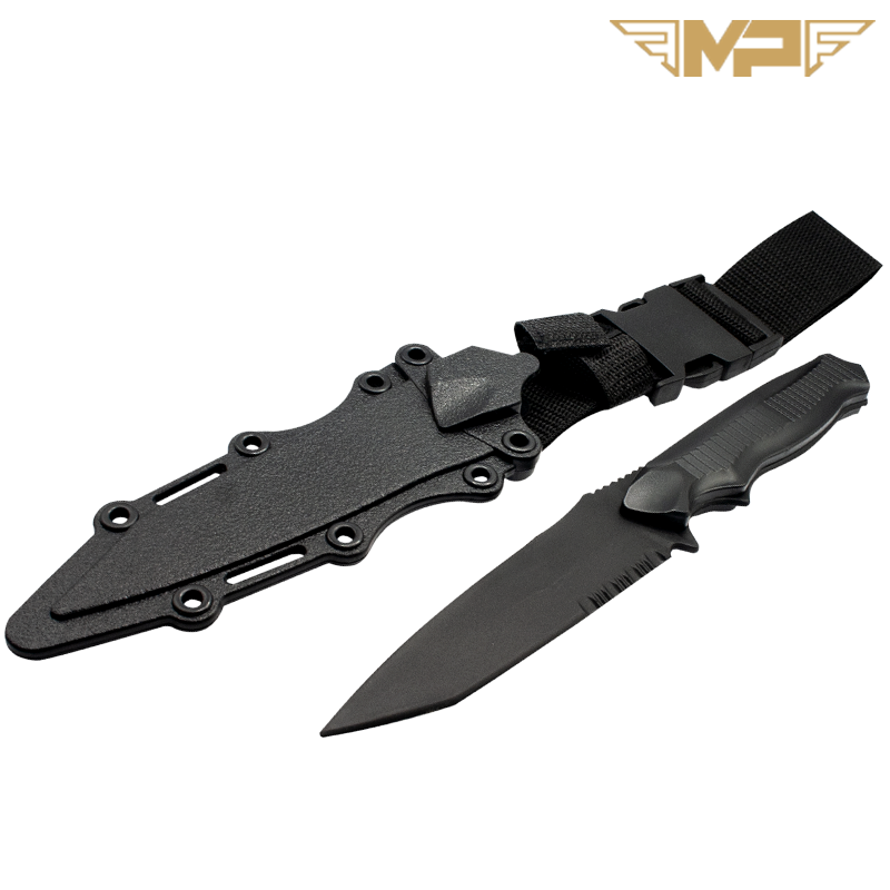 MP - Couteau Factice LAMBO, Noir pour Airsoft