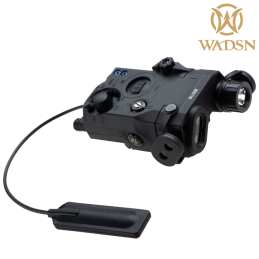 WADSN - AN/PEQ15 Apparence Lampe et Laser Vert, Noir