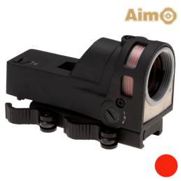 AIM-O - Viseur Point Rouge M21 Reflex, Noir pour Airsoft