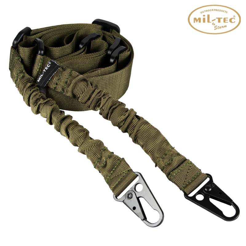 MIL-TEC - Sangle Tactique Bungee, 2 Points Olive Drab