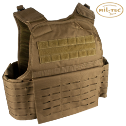 MIL-TEC - Plate Carrier Laser Cut Modular System MOLLE/PALS, Coyote