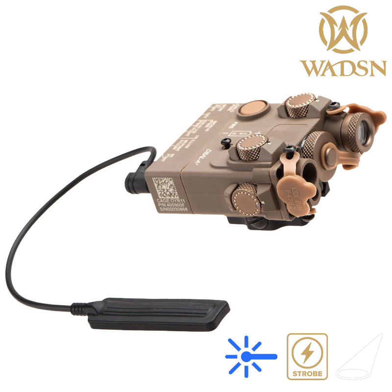 WADSN - DBAL-02 Aiming Devices, Light Version, Lampe, Laser Bleu, Dark Earth