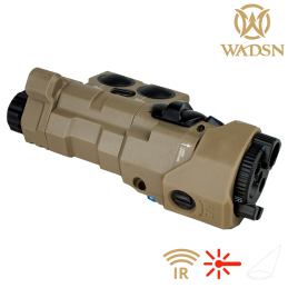 WADSN - MWAL-C1, Plastic Version, Lampe, Laser Rouge IR, Dark Earth