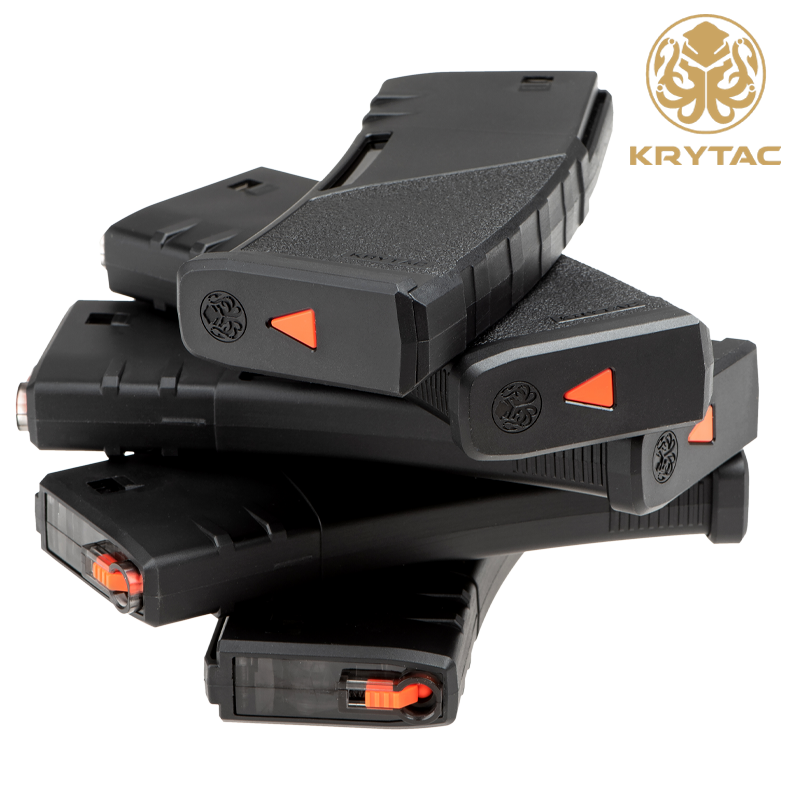 KRYTAC - Pack de 5 Chargeurs Mid-Cap 150 Billes M4