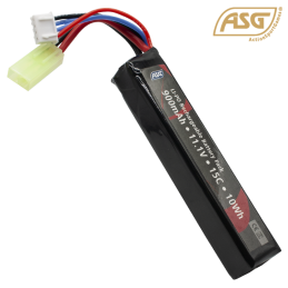 ASG - Batterie LiPo 11,1v 900mAh, 15C, 1 Stick, Tamiya pour Airsoft