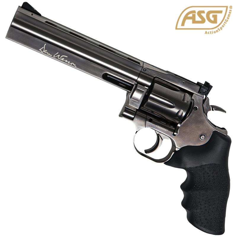 ASG - Réplique Revolver Dan Wesson™ 6", Steel Grey, Co2