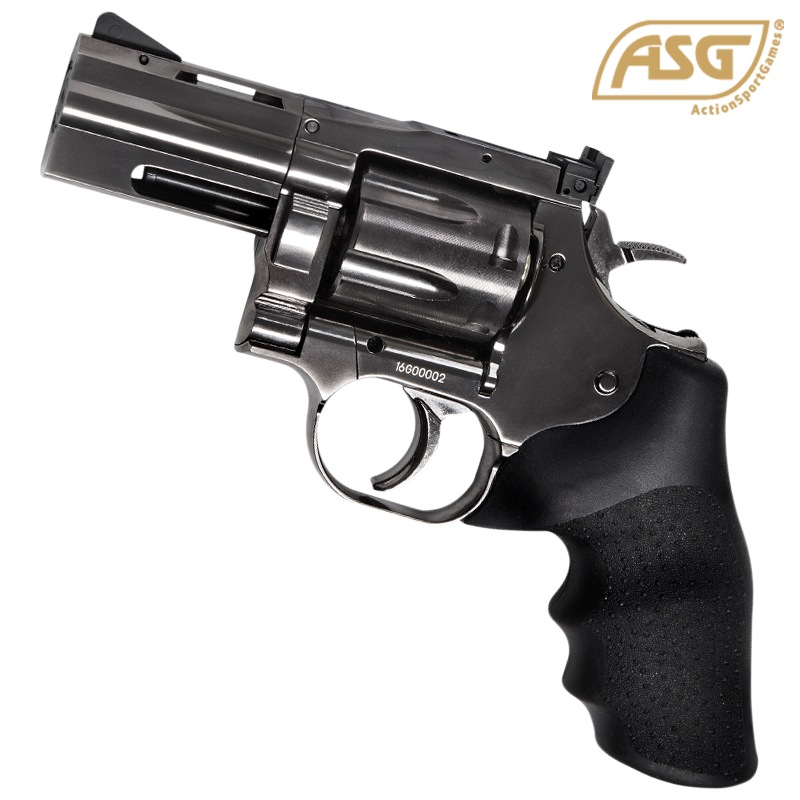 ASG - Réplique Revolver DAN WESSON™ 2,5" , Steel Grey, Co2