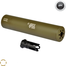 MADBULL - Silencieux Gemtech™ G5 pour Airsoft, CCW, Olive Drab