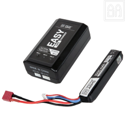 SPECNA ARMS - Pack EASY™ Chargeur de Batterie Li-Po + Li-Po 11.1v 1000mAh
