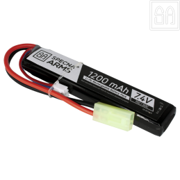 SPECNA ARMS - Batterie LiPo 7,4 v 1200 mAh 15/30C C, 1 Stick