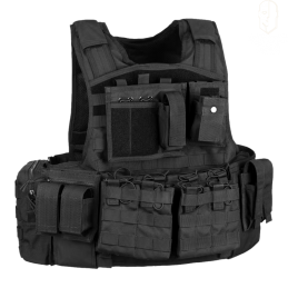 SHADOW GEAR - Plate Carrier Assault SHS2, Noir pour Airsoft