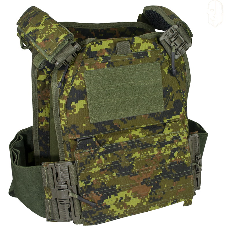 SHADOW GEAR - Plate Carrier FALCON QRB, Laser Cut, Digital Woodland