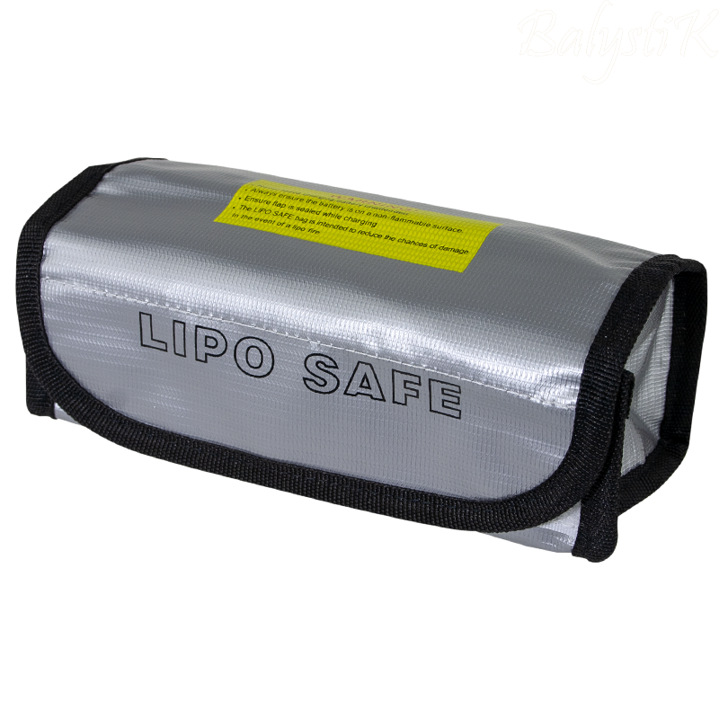 BALYSTIK - Sac de Protection Ignifugé pour Batterie LiPo