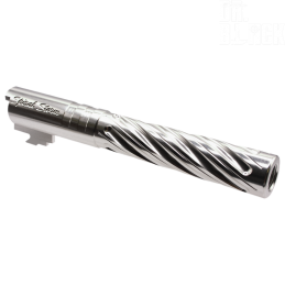 DR.BLACK - Outer Barrel "SPIRAL STORM" pour HI-CAPA 5.1, Chromé