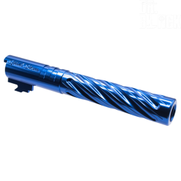 DR.BLACK - Outer Barrel "SPIRAL STORM" pour HI-CAPA 5.1, Bleu