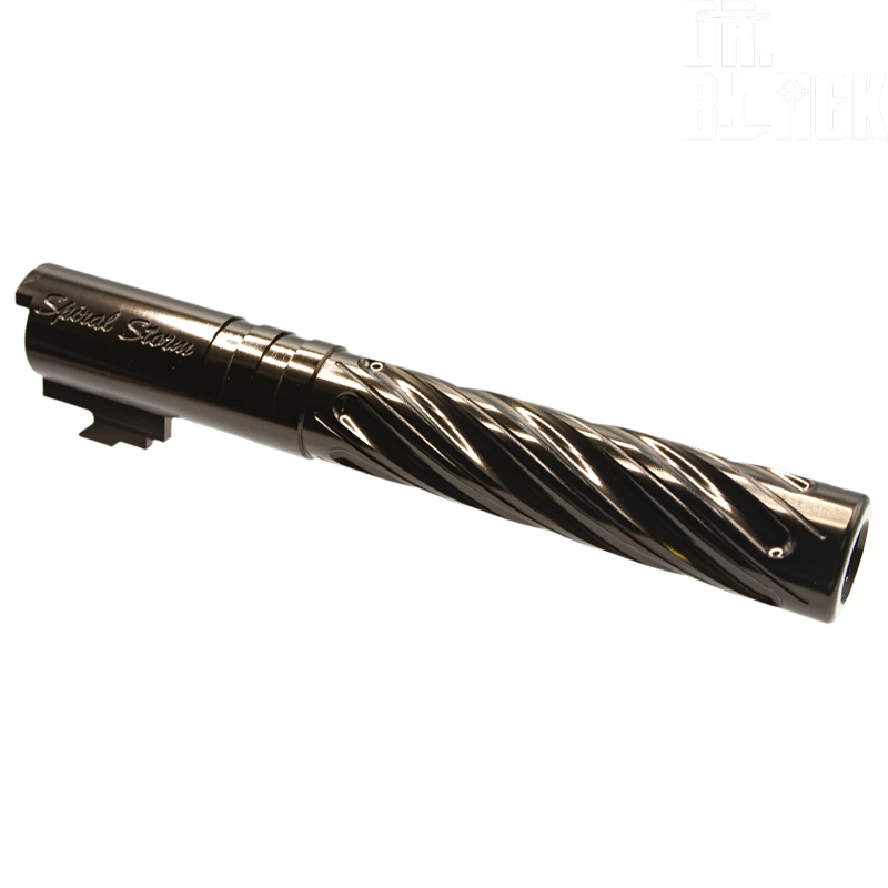 DR.BLACK - Outer Barrel "SPIRAL STORM" pour HI-CAPA 5.1, Tan