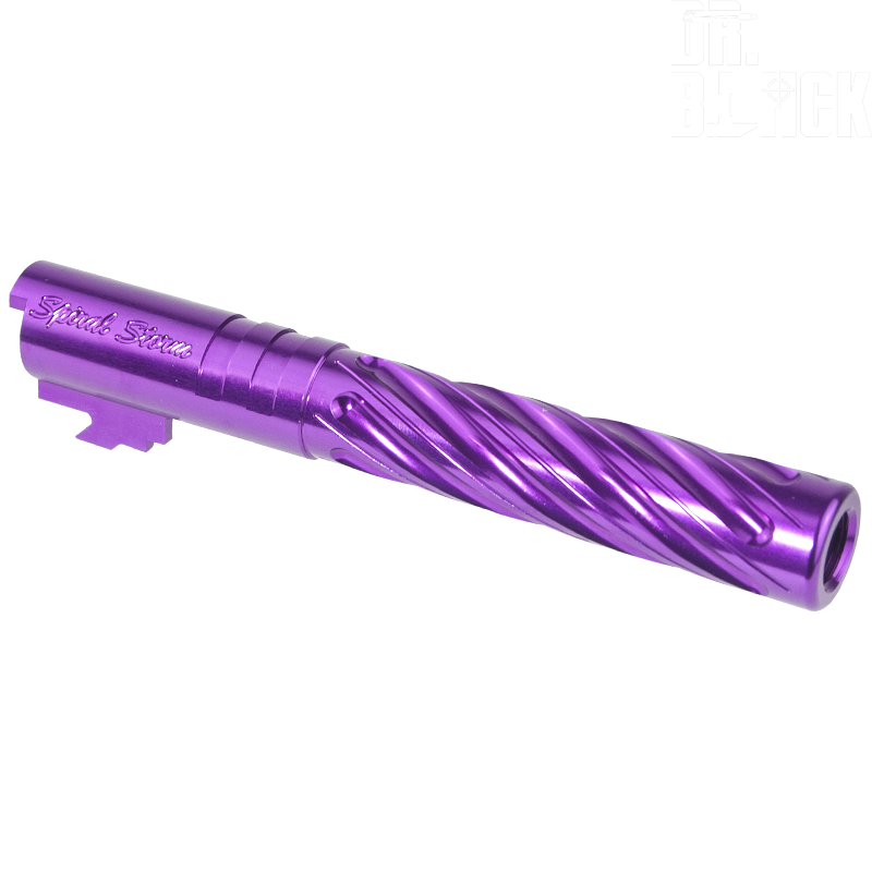 DR.BLACK - Outer Barrel "SPIRAL STORM" pour HI-CAPA 5.1, Violet