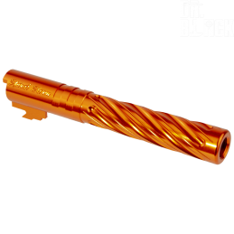 DR.BLACK - Outer Barrel "SPIRAL STORM" pour HI-CAPA 5.1, Orange