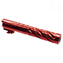 DR.BLACK - Outer Barrel "SPIRAL STORM" pour HI-CAPA 4.3, Rouge